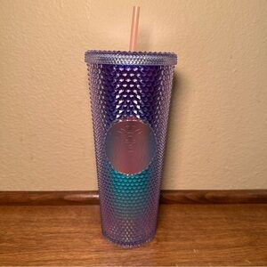 Starbucks Purple & Blue‎ Ombré Studded Tumbler 24 oz cold.